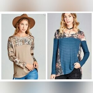 2 Oddy Long Sleeve Tops